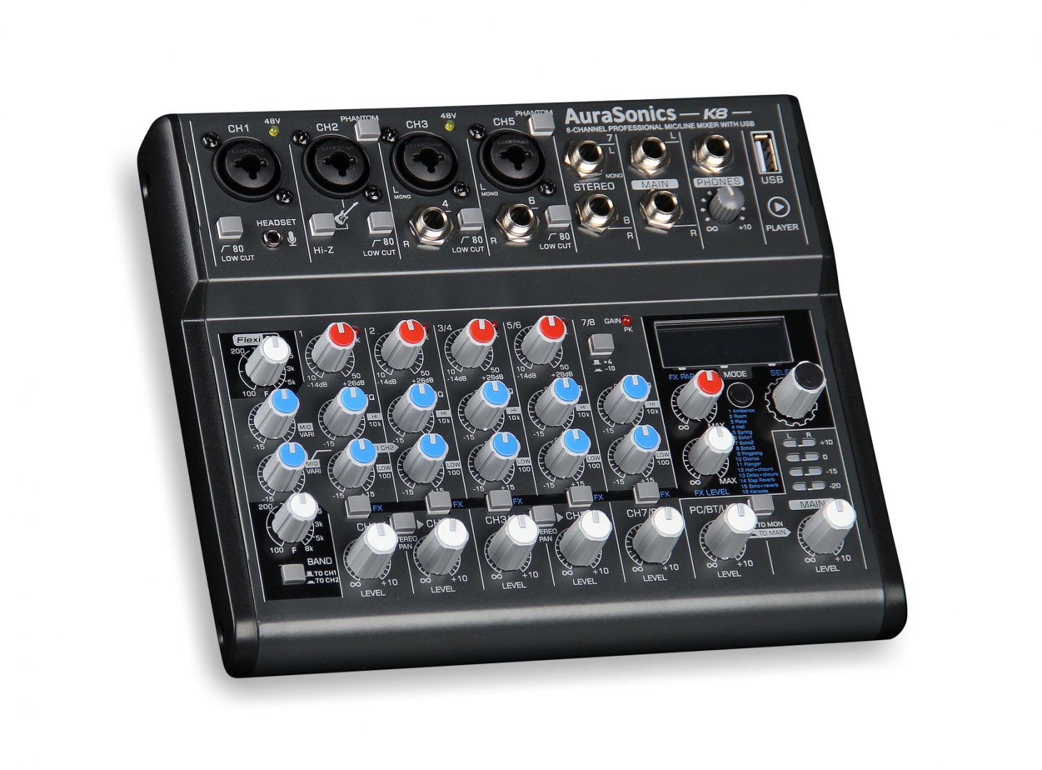 AuraSonics K8 компактный микшерный пульт в Челябинской области