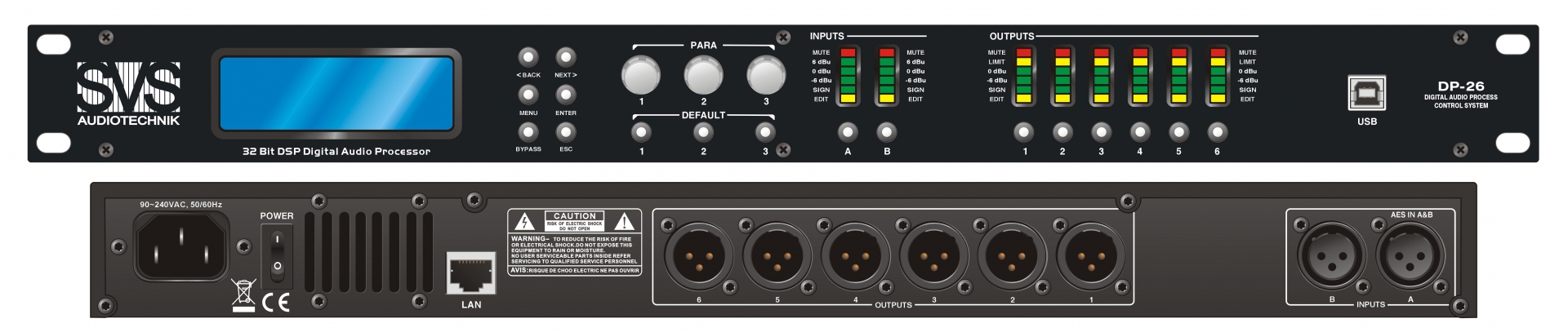 SVS Audiotechnik DP-26 Цифровой процессор: 2 входа 6 выходов в Челябинской области